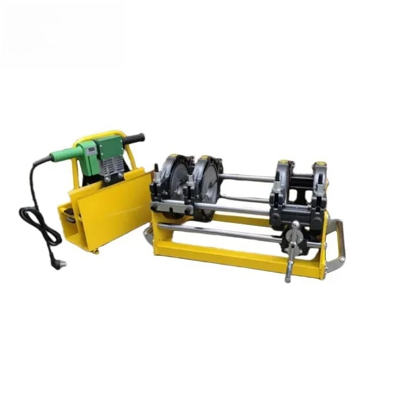 HDPE160 Manual Tube Welder Machine Pipe Fitting Welding Equipment for Plastic Pipe Joining
