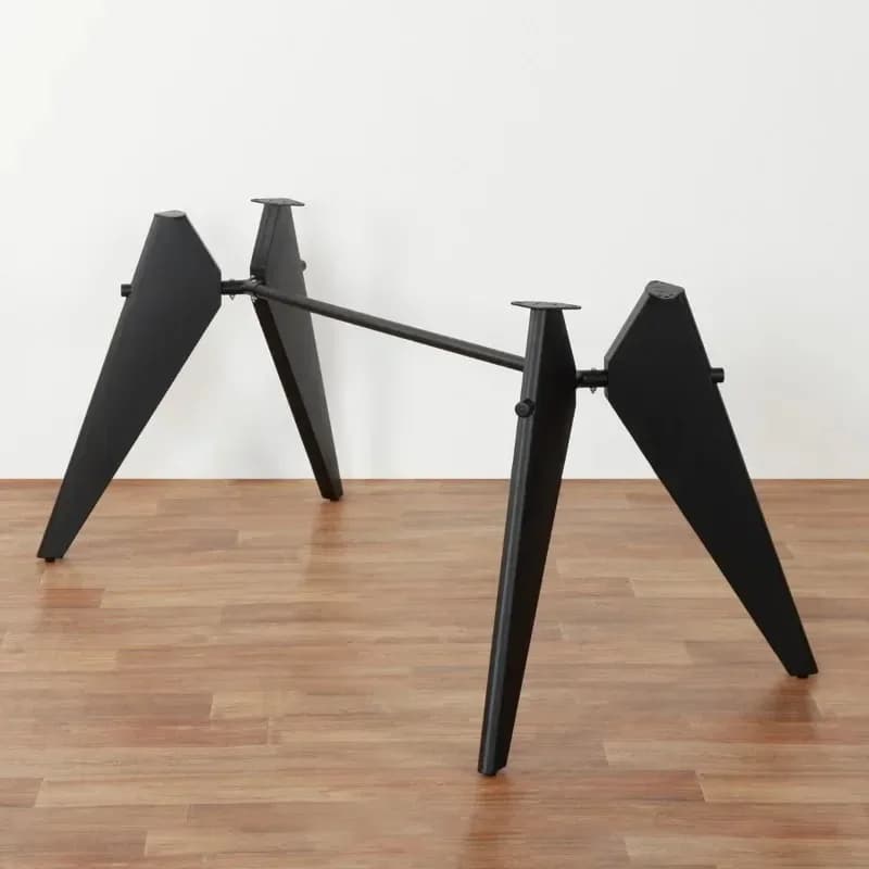 Solid Wood Table Legs Bracket Desk Tripod Personalized Wrought Iron Table Foot for Home Furniture Improvement