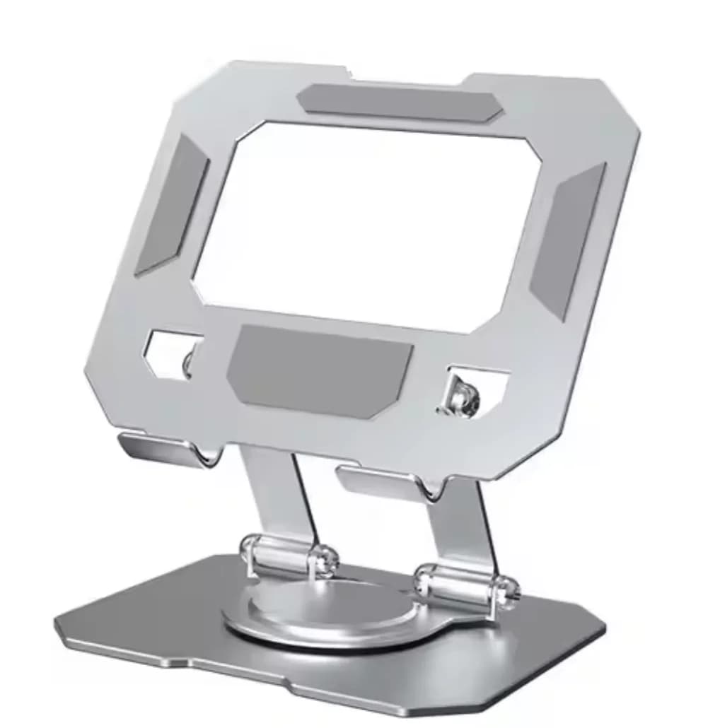 Ergonomic 360° Rotating Laptop Stand 17 Inch Notebook Adjustable Height Portable Aluminum Riser Cooling Foldable Computer Holder