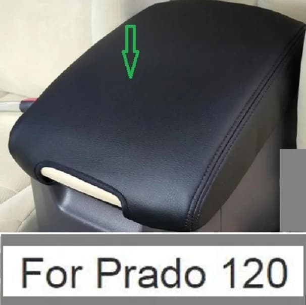 Microfibre Leather Center Armrest Cover for Toyota Land Cruiser 120 Prado 120 2003 2004 2006 2007 2008 2009 Car Accessories