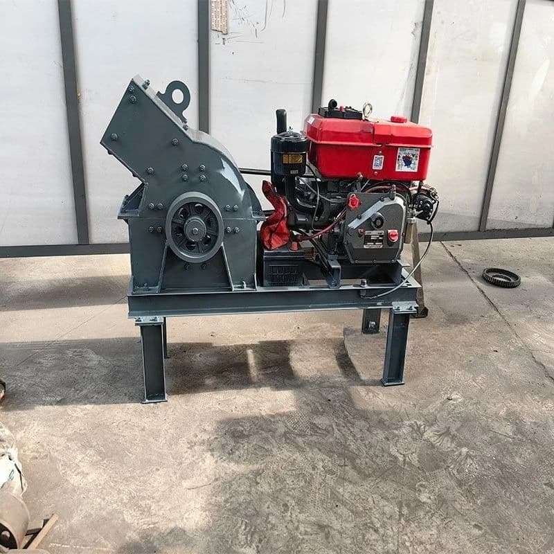 New Hammer Stone Crusher Small Mobile Construction Waste Concrete Stone Crusher