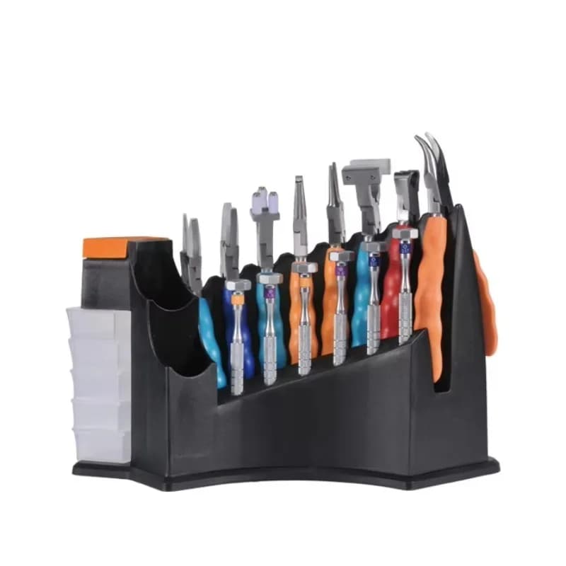 Multi-Tool Eyeglasses Plier Screwdriver and Nutdriver Set Made of Durable Rubber