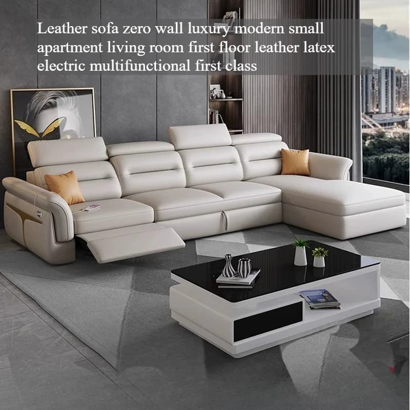 Hotel European Living Room Sofa Luxury Italian Multifunctional Cloud Living Room Sofa Electric Smart Ecksofa Lounge Furniture