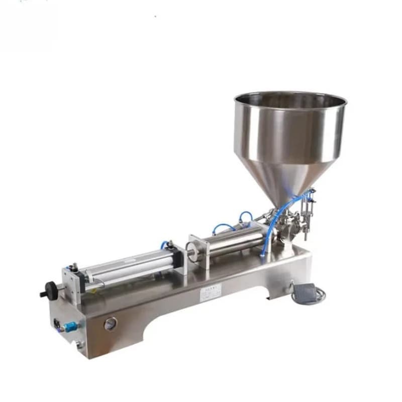 【HOT】Factory Price Semi Automatic Liquid Honey Tomato Sauce Salsa Filling Machine