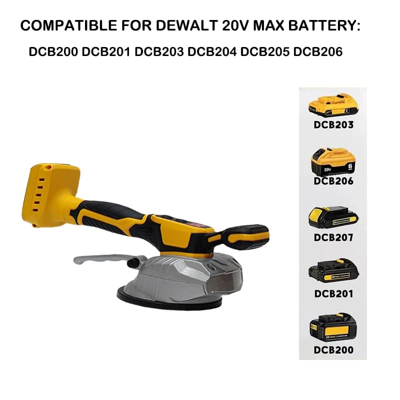 Tile Tiling Machine 8 Gears High Loading Capacity Wall Floor Tile Laying Vibrating Tool For 18V Battery Pin