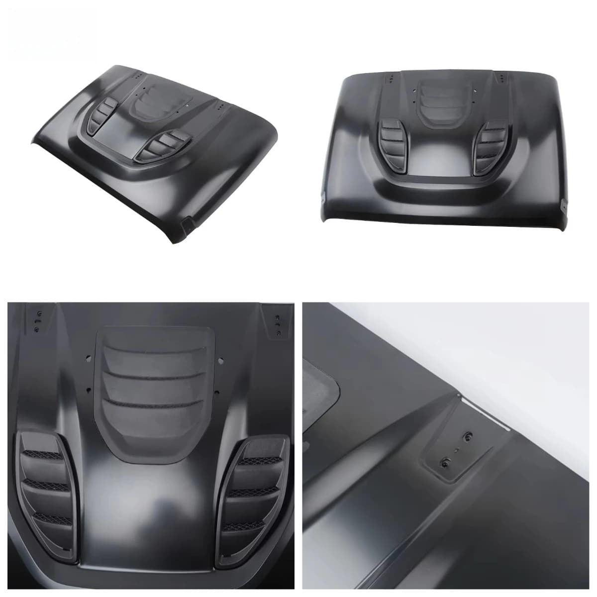 Offroad Black New 10th Anniversary Hood for Wrangler JK 2007+ Car Parts Steel Hood