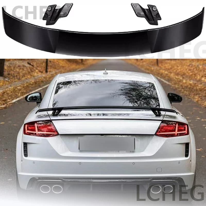 For AUDI A3 A4 A5 A6 C7 B8 B8.5 B9 B9.5 Rear trunk lid spoiler MK style ABS material body kit wind deflector tuning accessories