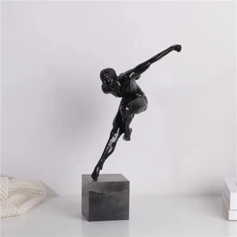 Simple Interior Living Room Accessory Creativity 3D Resin Geometry Statue Home Hotel Office Decorations