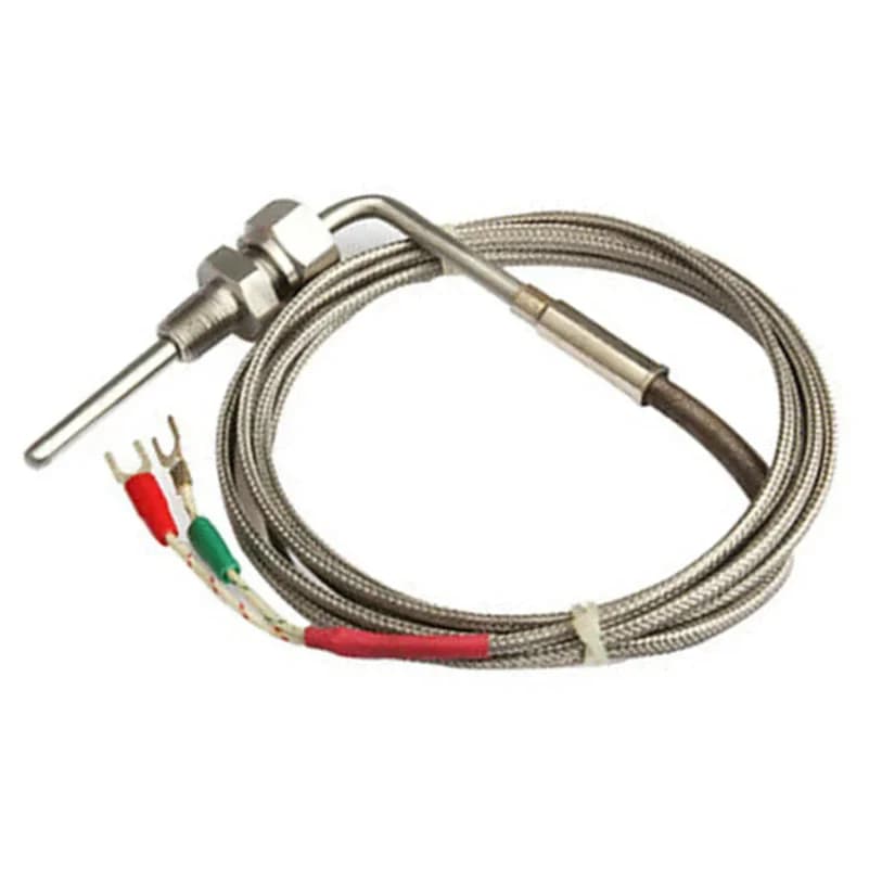 1200 °C K Type EGT Motor Exhaust Gas Temperature Sensor Stainless Steel Probe Thermocouple Tube Thread 1/8NPT Elbow Male Plug