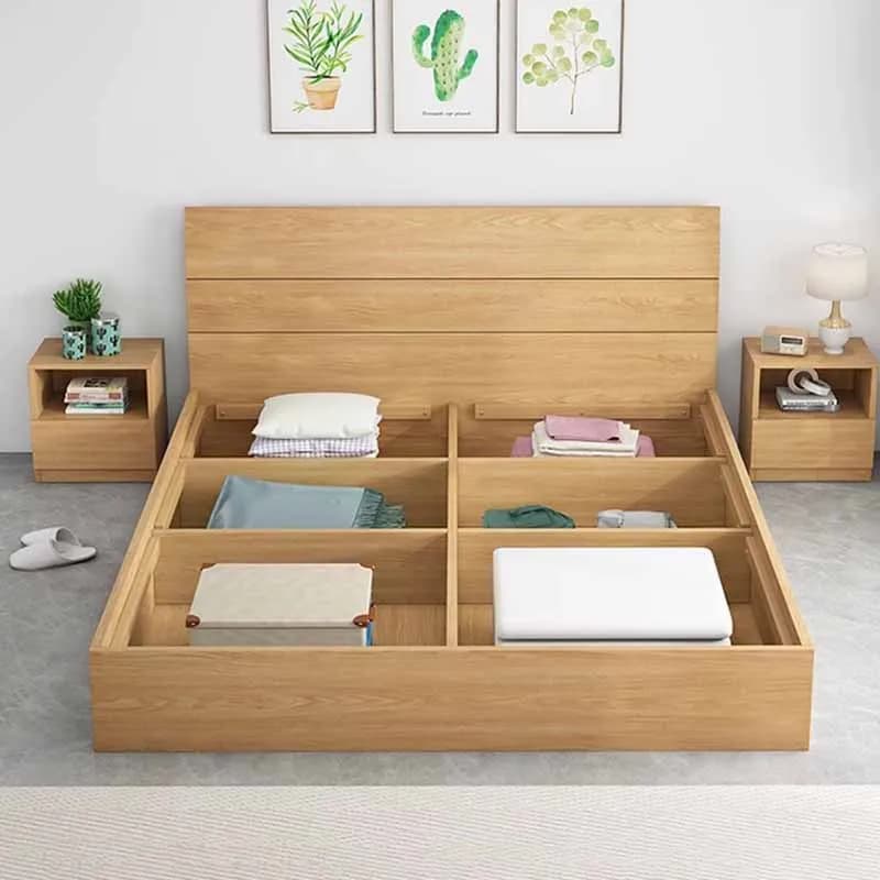 *v forHigh Waterproof Double Bed Bedroom Queen Wood European Sleeping Beds Twin Headboard Modern Camas De Dormitorio Furniture c