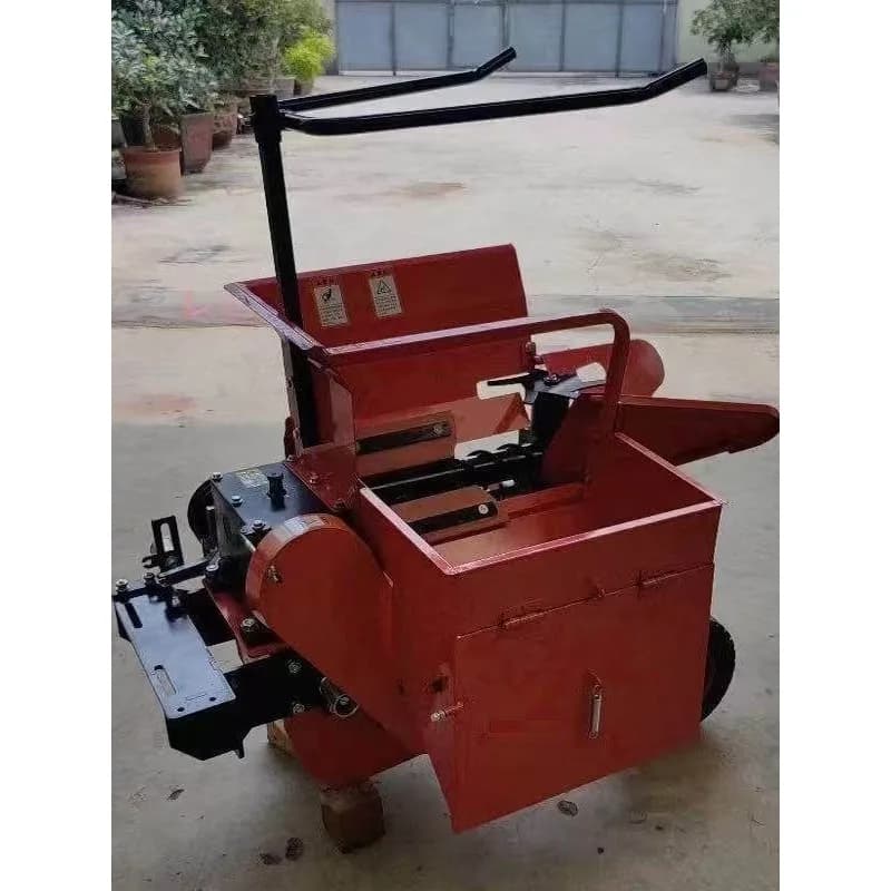 New small corn harvester, cutting table with hand-held tractor, single-line corn collector straw crushing household
