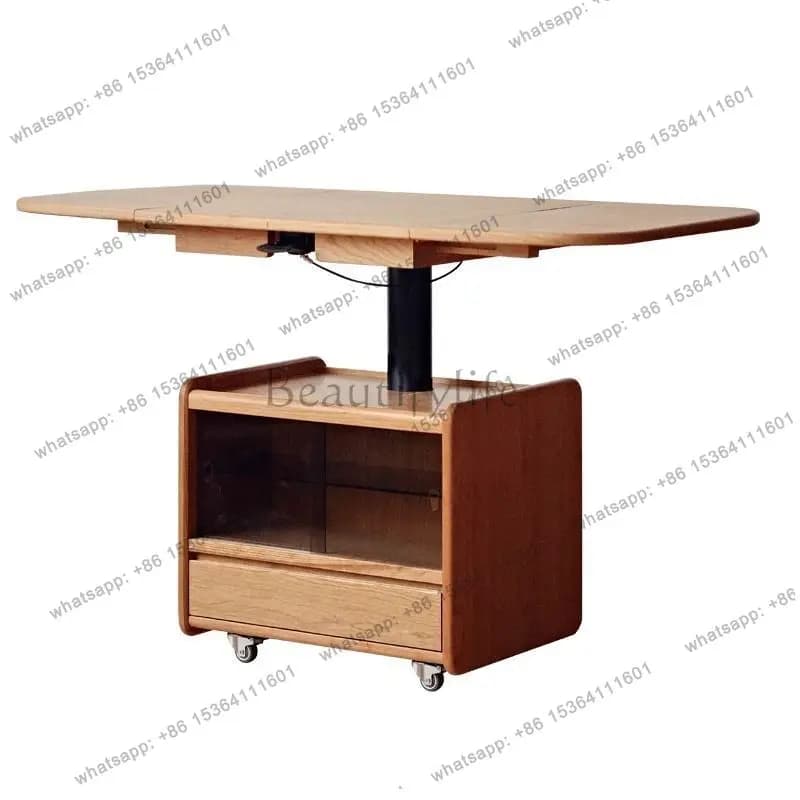 Movable Design Coffee Tables Kitchen Homestay Retro Vanity Office Coffee Tables Living