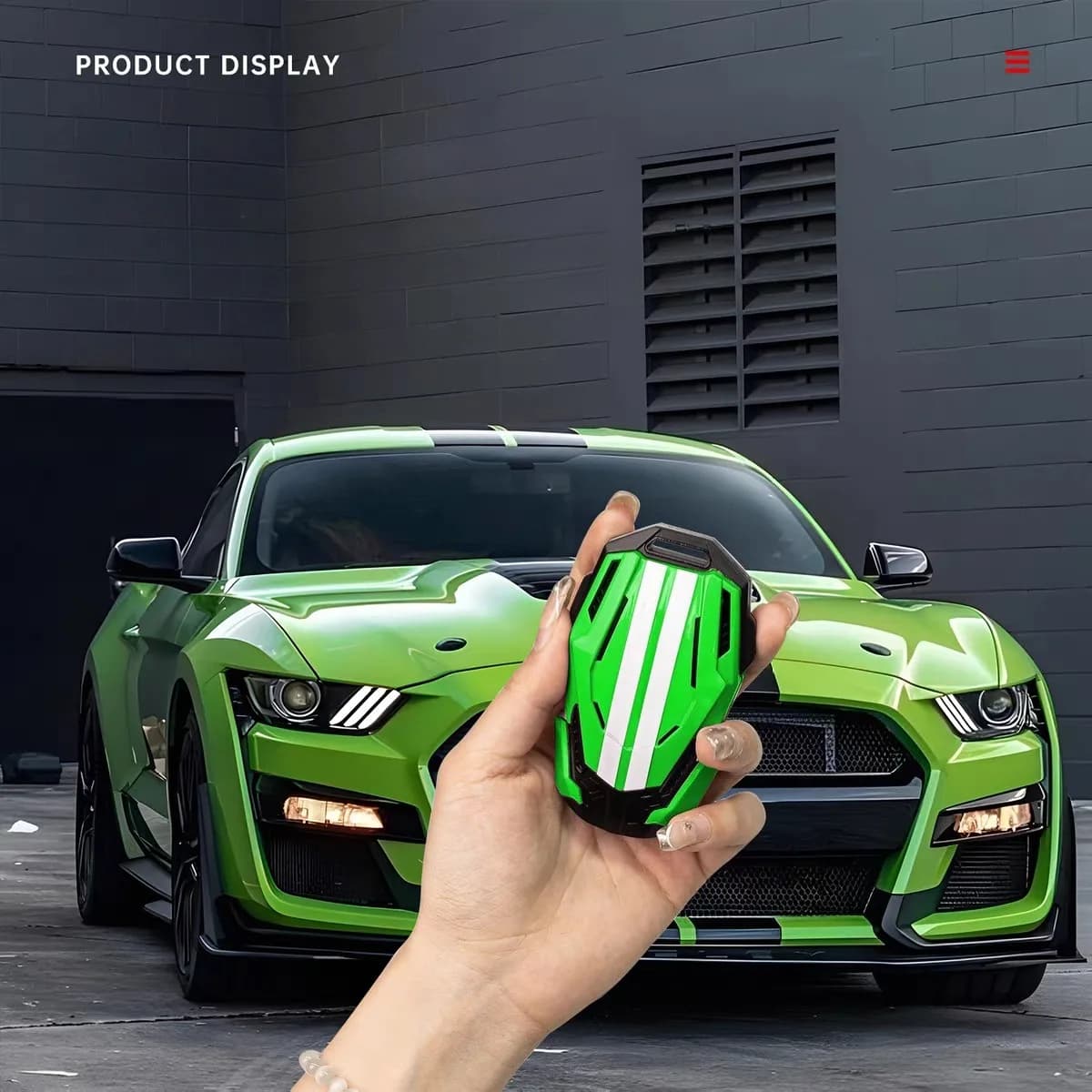 Car Key Case Cover ABS  Shell Holder  3 Buttons 4 Buttons Key Bag For Ford Series Mustang F150 Raptor F-Viper Bronco
