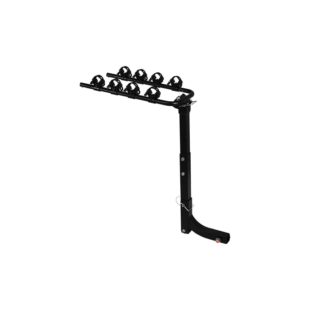Vehicle Auto Road Bike Carrier Rear Bike Racks Foldable Lightweight Wall-mounted Rear Rack for Car with 4 Bikes