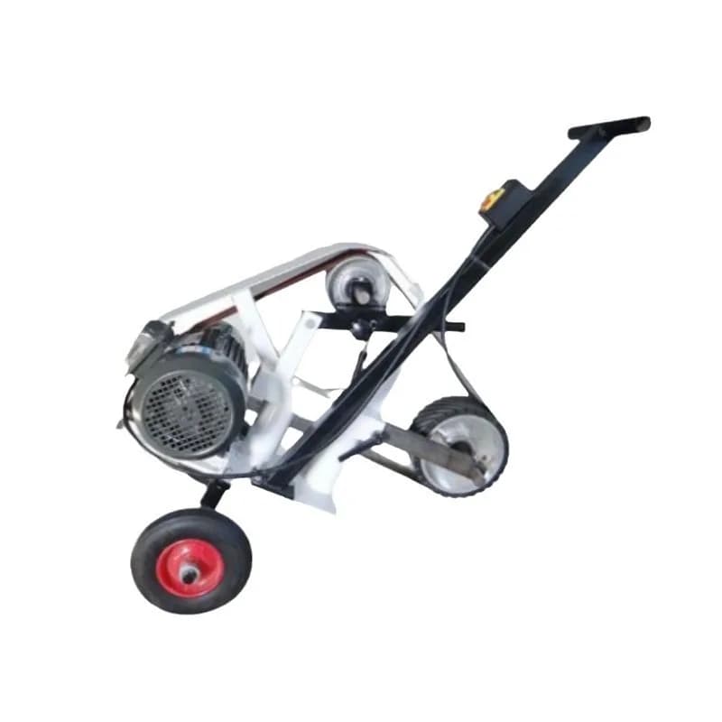 Electric Belt Machine Industrial Polishing and Grinding Machine, Hand Push Multifunctional Deburring Belt Machinery
