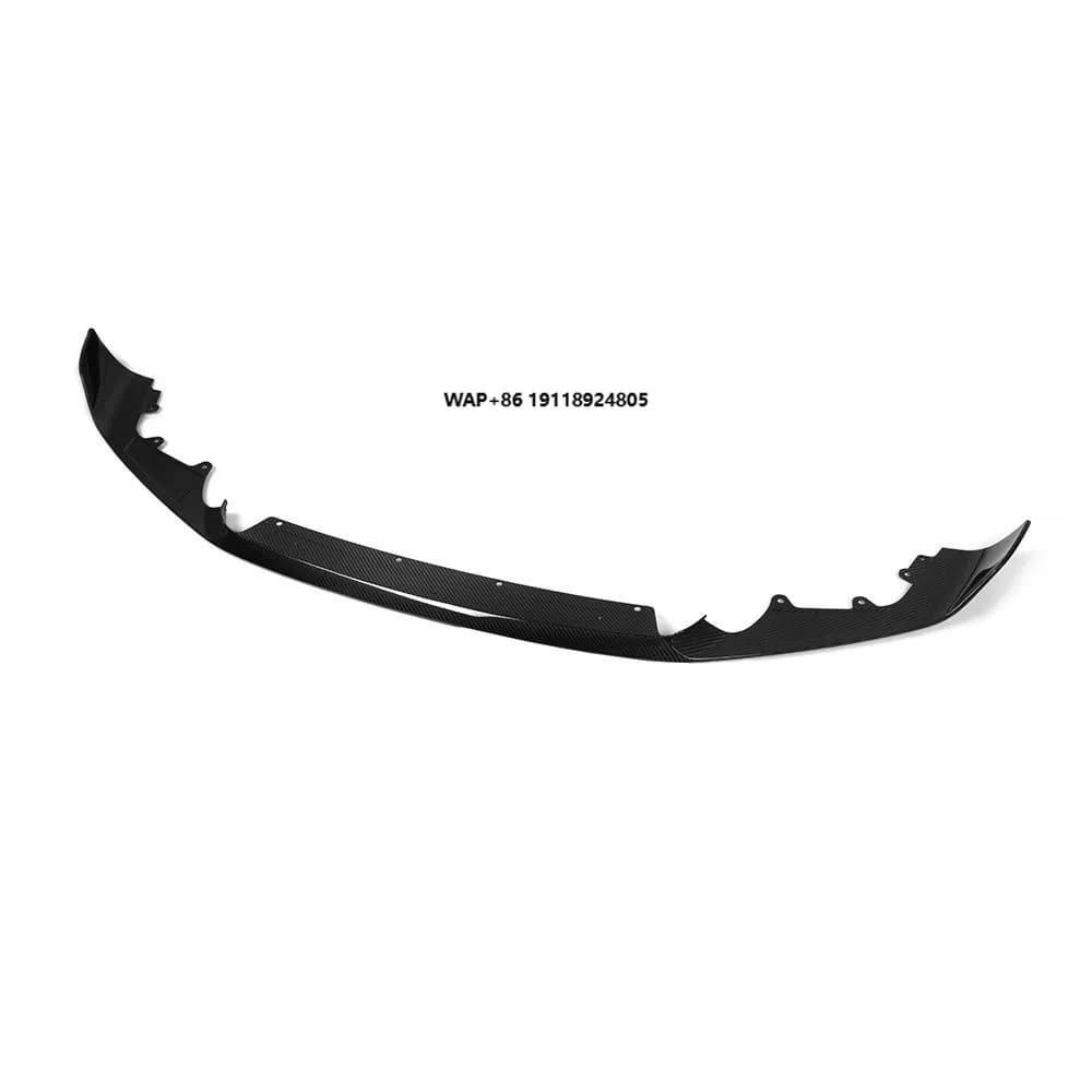 For B-MW M2C Dry Carbon Fiber Body Kit Front Bumper Lip Diffuser Spoiler MP Style