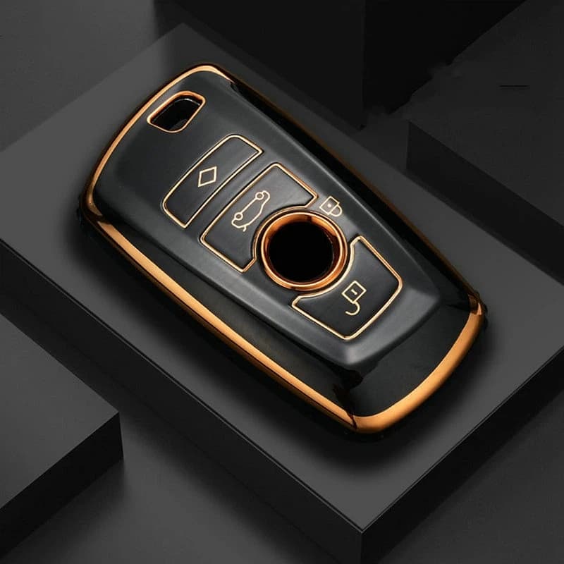 For BMW 1/3/5/7 Series X1/X3/X4/X5 F10 F20 F30 F18 F25 M3 M4 E34 E36, TPU Remote Keyless Case Cover