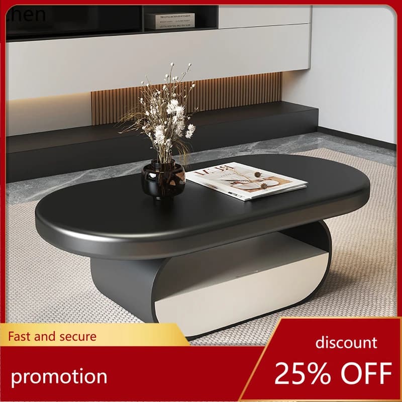 CZ living room home high-end small apartment modern simple creative oval small table