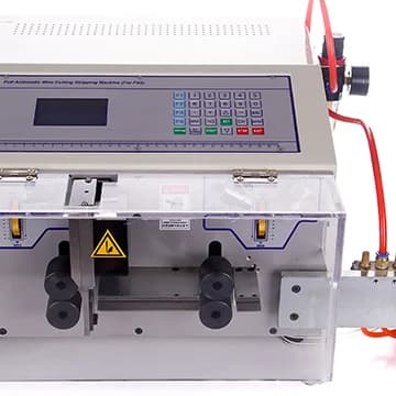 Automatic Ribbon Cable Cutting Stripping Machine, Flat Cable Splitting Cutting Stripping Machine, Cable Cutter Stripper