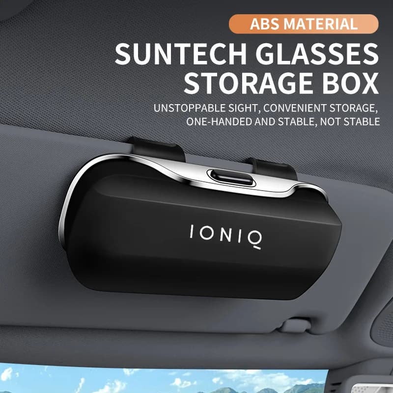 For IONIQ 5 N IONIQ 6 IONIQ 9 7 Electric N key case hybrid Accessories Car Visor Sunglasses Glasses Case Glasses Holder Clip Box