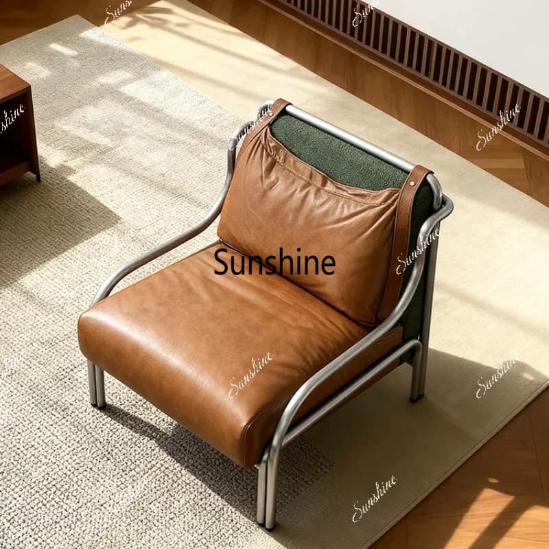 Medieval leisure chair cafe armchair living room single sofa chairTJ