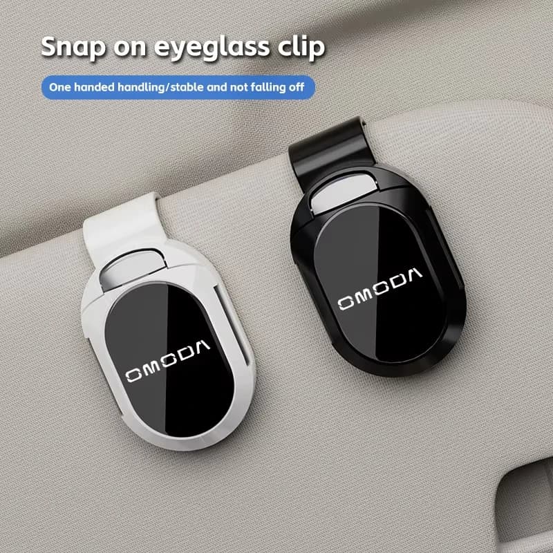 Car Sun Visor Sunglasses Holder Eyeglass Storage Clip Ticket Card Bracket For Omoda 5 S5 O5 E5 C5 PRO PHEV Car Accessories