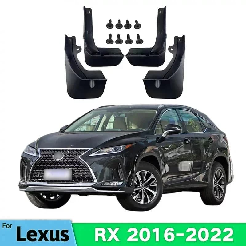 MudFlaps 4Pcs For  Lexus RX 300 350 450 200T AL20 2016-2022 Mudguards Mud Flaps Splash Guards Front Rear Fender Car Accessories