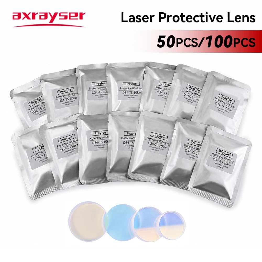 Wholesale Laser Protetcive Windows 18x2 27.9x4.1 30x5 37x7 Fused Silica JGS1 Fiber Optical Protective Lens for Laser Cutting