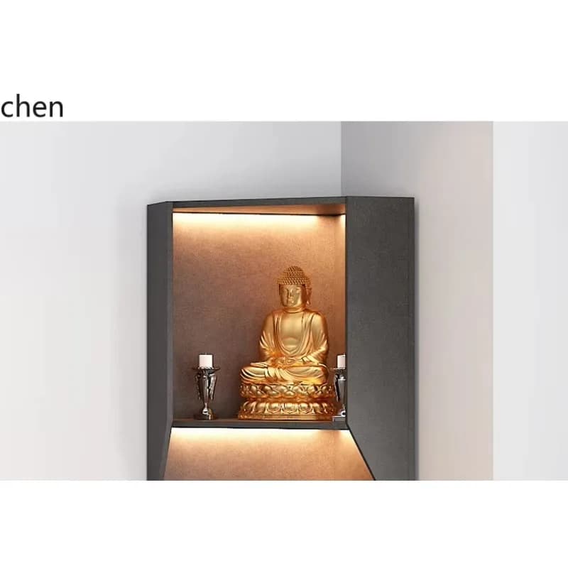 v1 Altar Table for Home Use Small Buddha Shrine Cabinet Worship Table Buddha Altar