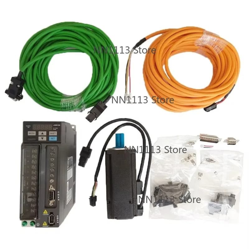 New Steel 400W AC Servo Motor Drive with 12m Cable for  System