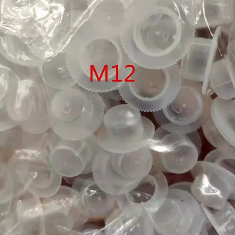 100PCS Inner Diameter 7mm 9mm 12mm 14mm Fuel Injector YouTube Plastic Nut Dust Cap
