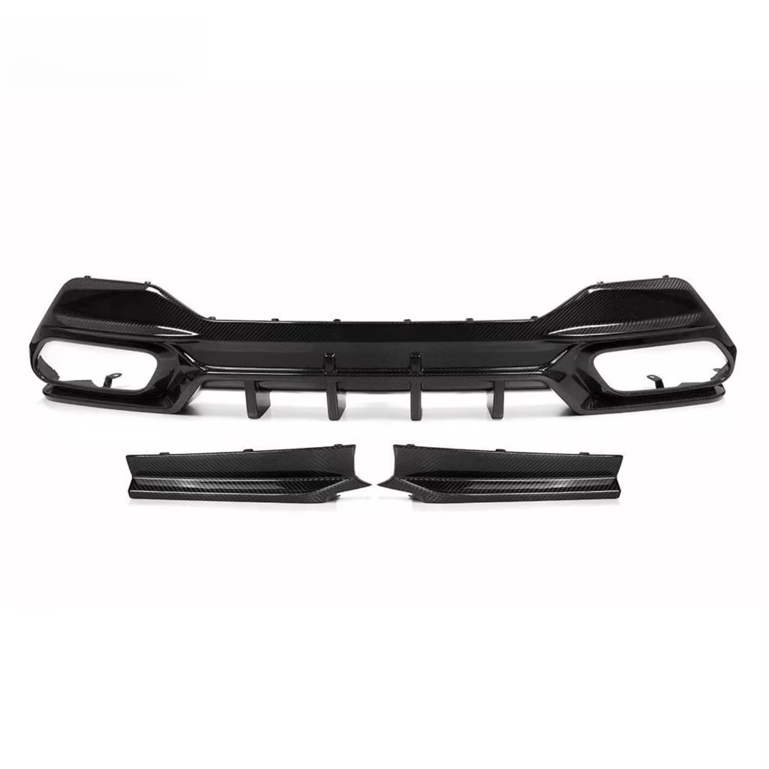 The Best-selling Car Dry Carbon Fiber Rear Bumper Is Suitable for  8 Series G14 G15 SQ Two Door Style Rear Diffuser