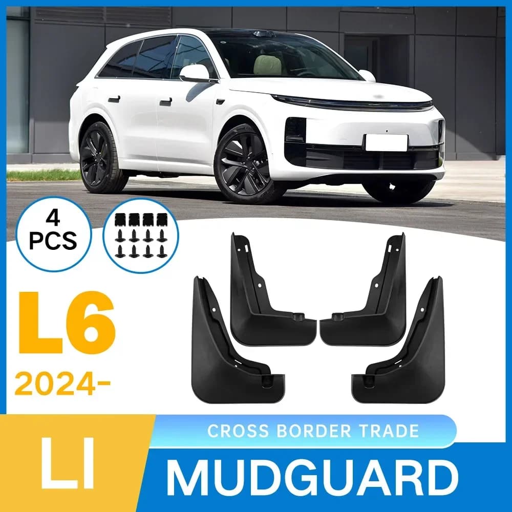 Mudflaps Mudguards Fit for LIXIANG Leading ideal L6 2024 Mudguards Tire Fenders Mud Flaps Wheel Guards Accessories 4x Tyre
