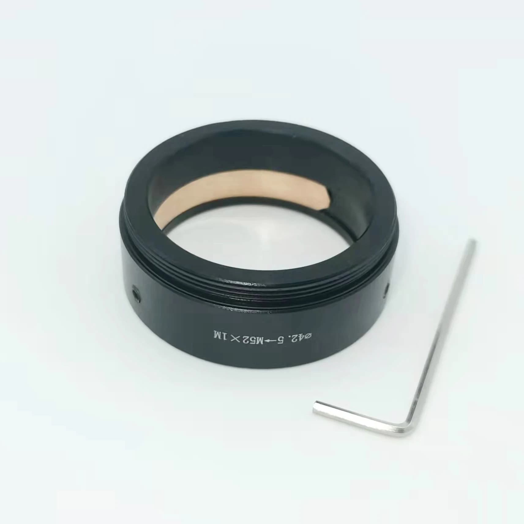 Proscope New 42.5mm to M52x1 Thread Adapter for Helicoids Ring Adapter W/ Protection Circle