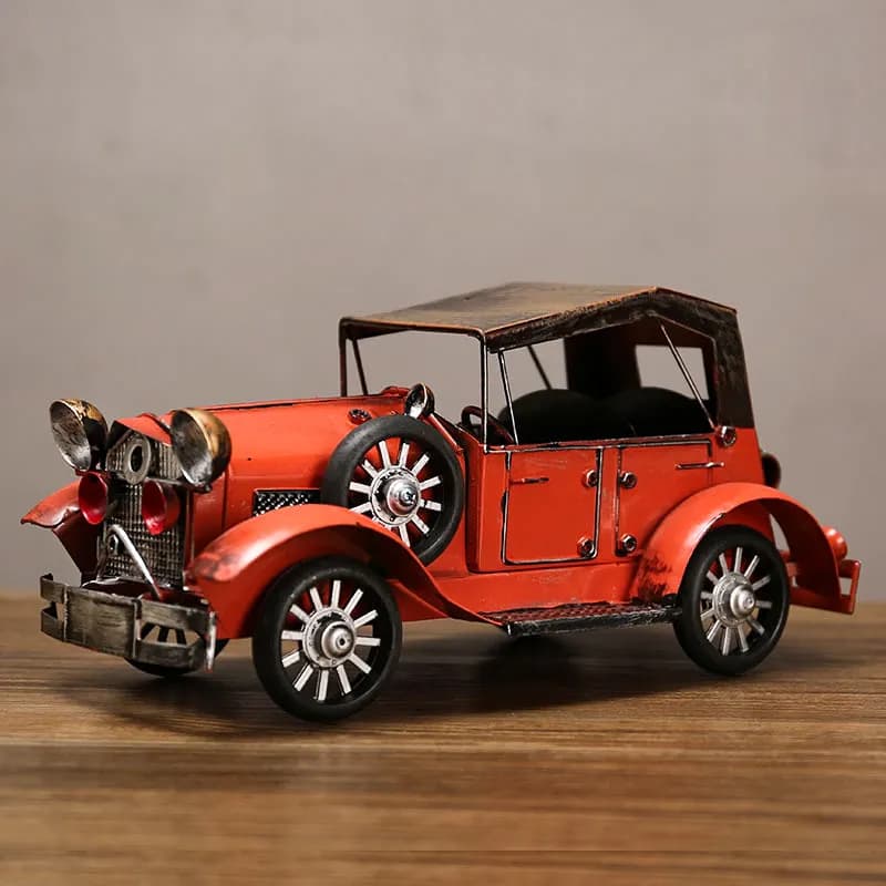 Retro Nostalgic Cars Car Models Creative Desktop Decorations Living Room Wine Cabinets Bookshelves Bookcases Home Decor Items