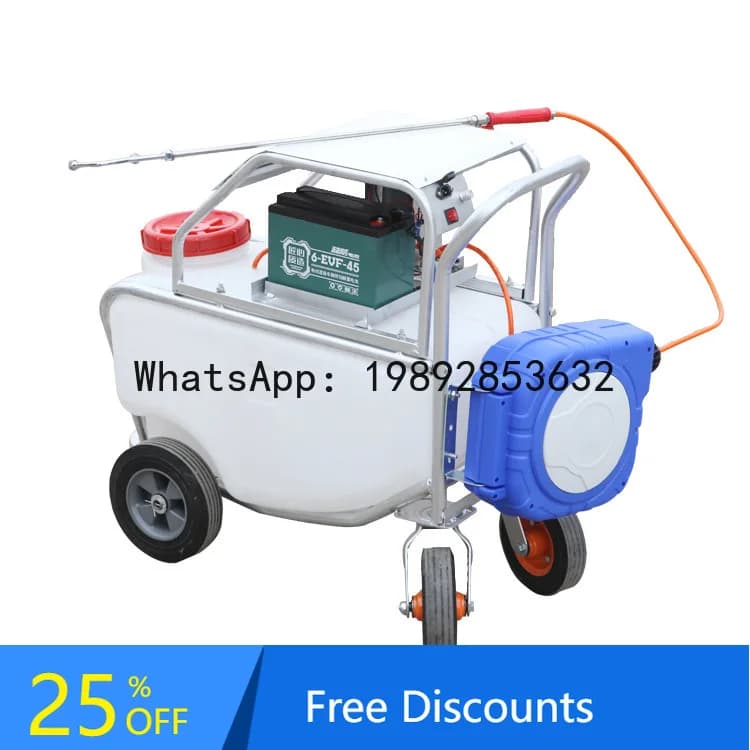 YFY Handheld Push Cart Sprayer Disinfection Machine Sprayer Agricultural Electric High-Pressure Sprayer
