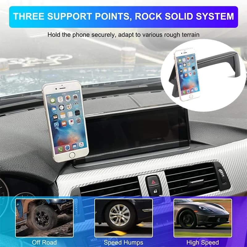 Fit For BMW 3 Series F30 F31 2013-2019 ABS Black Car Central Control Navigation Screen Phone Holder Interior Car Accessories