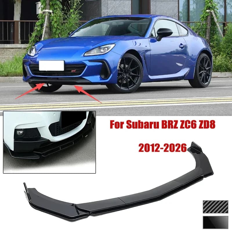 5pcs Front Bumper Shovel For Subaru BRZ ZC6 ZD8 2012-2026 Spoiler Front Bumper Deflector Anti Scratch Protection Device