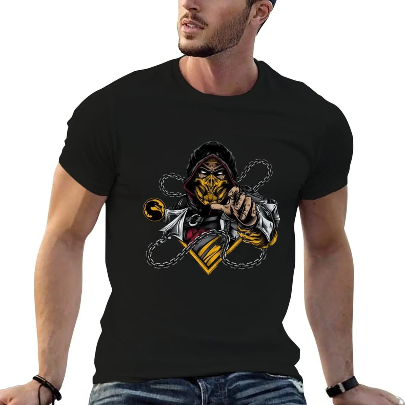 Mortal Kombat T-Shirt Essential Solid Color T-Shirt