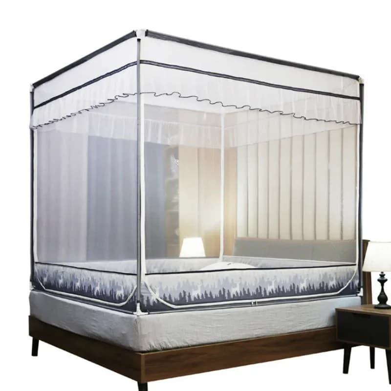 New mosquito net 100% polyester foldable baby protective mosquito net with zipper