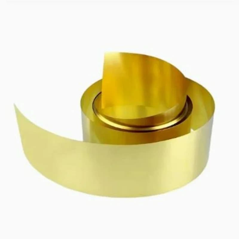 H62 Brass Strip Sheet Thin Gold Film Tape Brass Foil Plate DIY Custom Width 5-120mm For Craft Jewelry Making Metal Craft