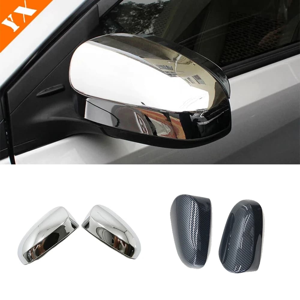 For Toyota Aygo X Accessories 2014-2022 Carbon Chrome Car Side Mirror Cover,Rear View Turning Mirror Sticker Cover Trim