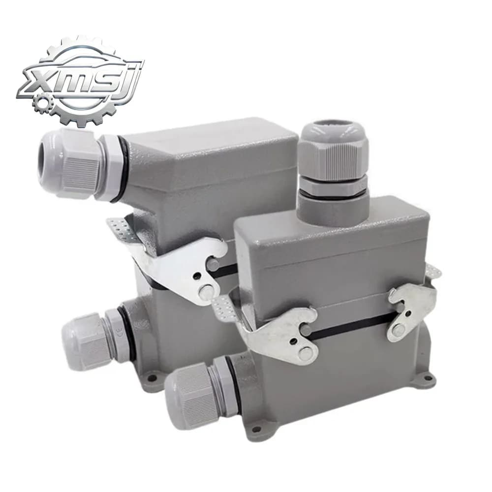 Conectores de alta resistencia HDC-HE-010-1/2/3/4 F/M 10pin 16A, conexión de tornillo, enchufe de conector rectangular Industria
