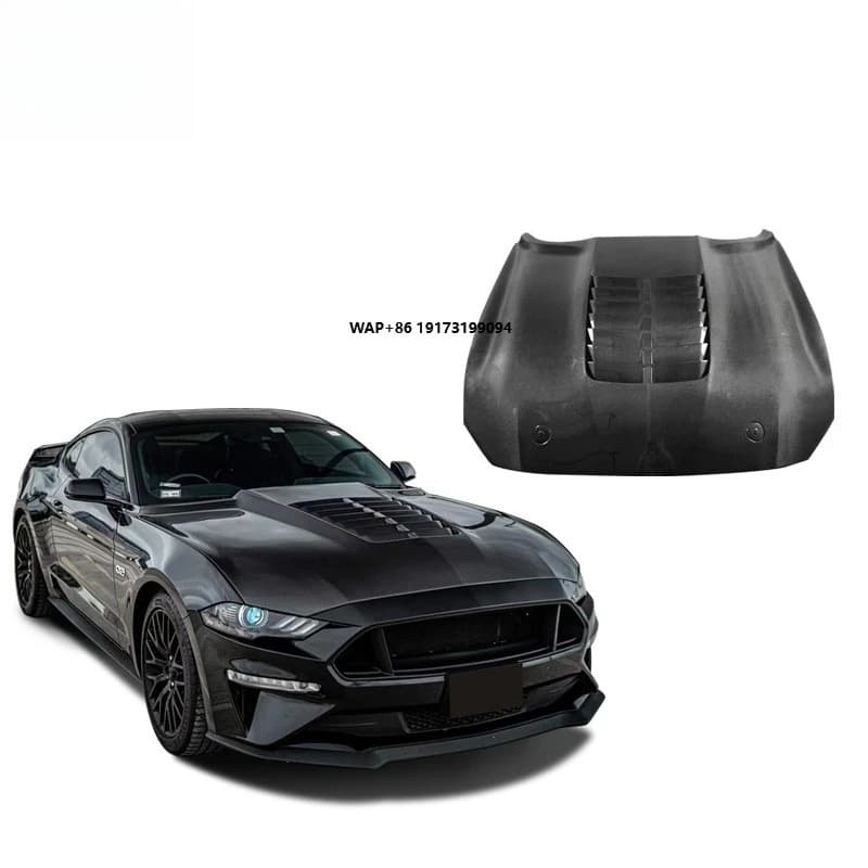 New 18-22 Models for Mustang Modified GT500 Carbon Fiber Front Hood