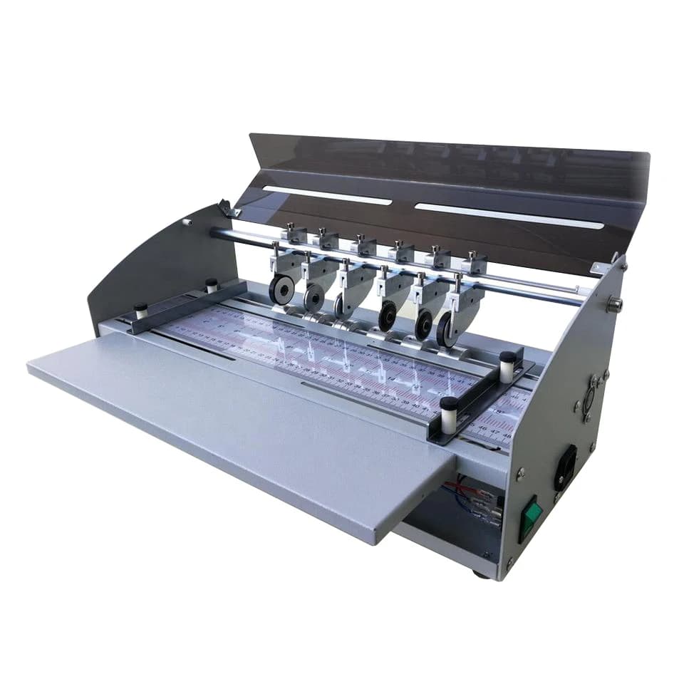 H500 Automatic Electric Paper Creasing Machine Paper Cutting Machine Paper Perforating Machine