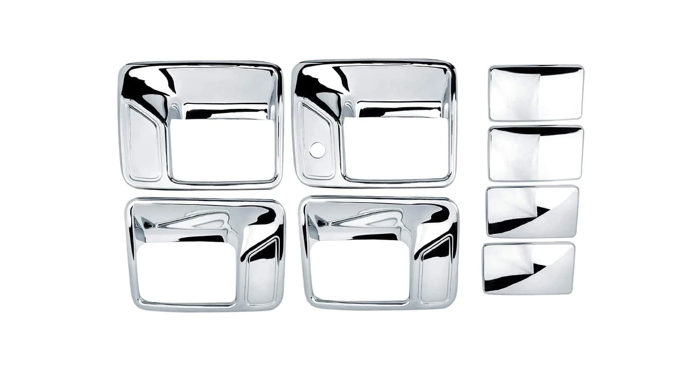 Chrome Door Handle Covers for Ford F250 F350 F450 SUPER DUTY 1999-2016 (4 Doors)