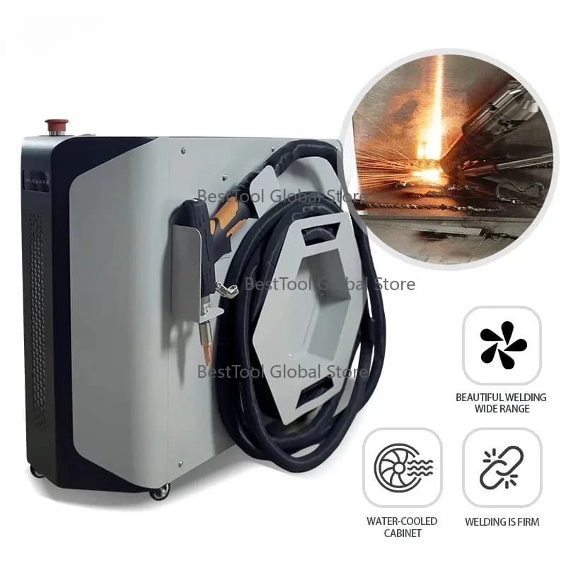 3in1 800W Met-al Stainless Steel F-iber Handheld Laser Welding Machine Las-er Welder for 2.5mm me-tal carbon steel Rust Cleaning