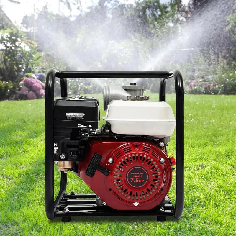 7.5HP 4-Stroke Water Transfer Pump 210cc 3600rpm Irrigation Pump for Farm Garden Fire