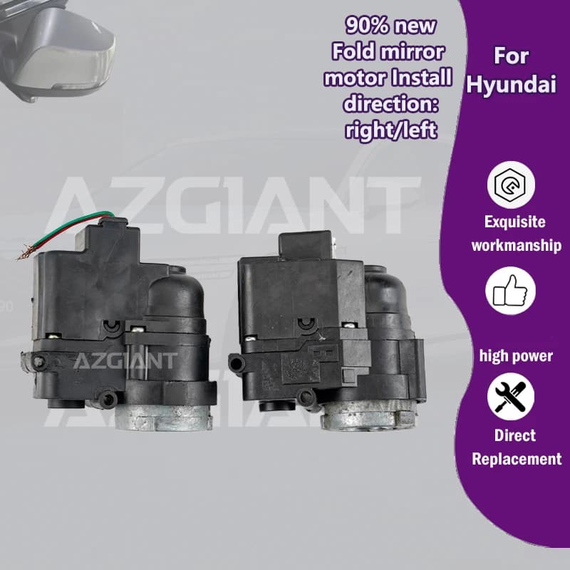 AZGIANT For Hyundai Azera MK4/Grandeur/Tucson MK3 ix Santa Fe MK2 Car Power Folding R L Mirror Actuator Motor espelho spart part