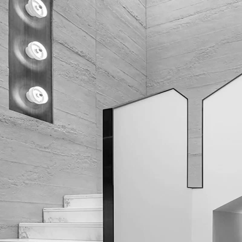 Pu cement slab stone skin light concrete pouring hole stone slab industrial wind net red door art decoration background wall